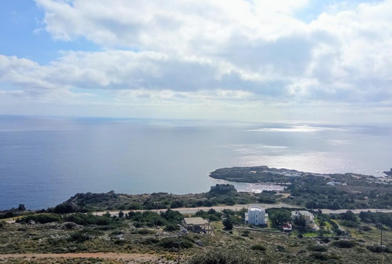 Luxury Apartment With Sea View Near Kallithea Koskinou  Zewnętrze zdjęcie