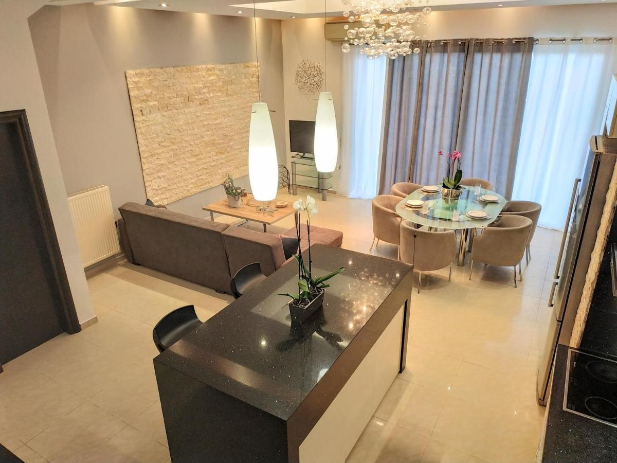 Luxury Apartment With Sea View Near Kallithea Koskinou  Zewnętrze zdjęcie